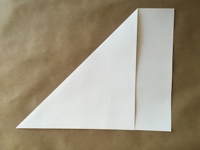 Piece of folded paper